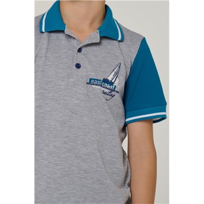 футболка поло для мальчика М 0127-21 -35%
