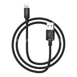 USB кабель Lightning 2.0м HOCO X14 (черный) 2.0A