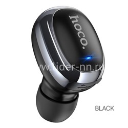 Bluetooth-гарнитура HOCO беcпроводная (E54) черная МОНО