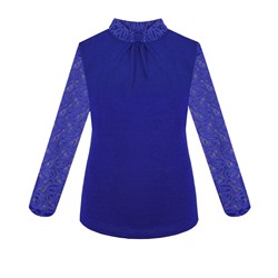 Синяя водолазка (блузка)для девочки 82295-ДШ20