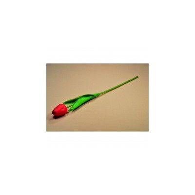 Цветок искусственный «Тюльпан» красный 33 см