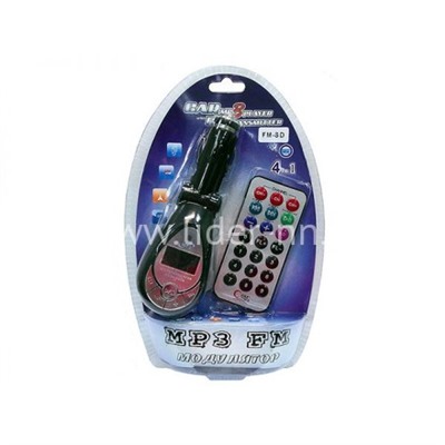 MP3 FM Modulator (USB/SD/Micro SD/дисплей/пульт) FM-SD