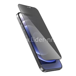 Защитное стекло HOCO на экран для iPhone12/12 Pro (6,1") (без упаковки) черное