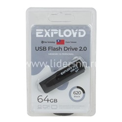 USB Flash 64GB Exployd (620) черный