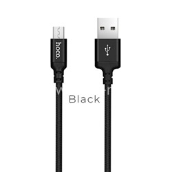 USB кабель micro USB 1.0м HOCO X14 (черный) 2.0A