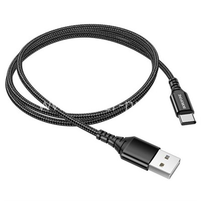 USB кабель для USB Type-C 1.0м BOROFONE BX54 (черный) 2.4A