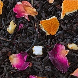 Для любимых  Смесь черного чая с лепестками роз и цедрой цитрусовых с жизнерадостным ароматом апельсина.