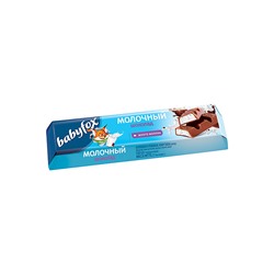«BabyFox», шоколадный батончик с молочной начинкой, 45 г (упаковка 30 шт.)