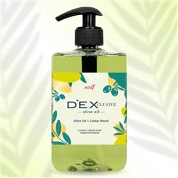 Жидкое мыло с дозатором DexClusive Olive Oil & Cedar Wood, 500ml