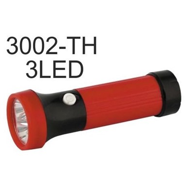 Фoнарь ручной Ultraflash 3002-ТН 3LED 3xR03 (25)