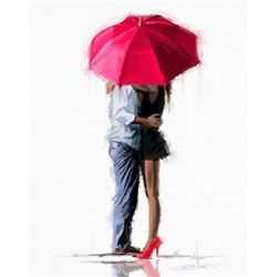 Пара под зонтом