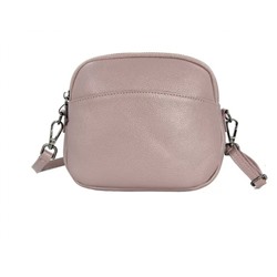 Предзаказ! Женская кожаная сумка-ракушка,  розово-фиолетовая