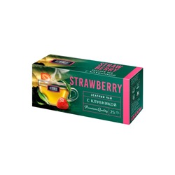 «ETRE», чай Strawberry зеленый с клубникой, 25 пакетиков, 50 г