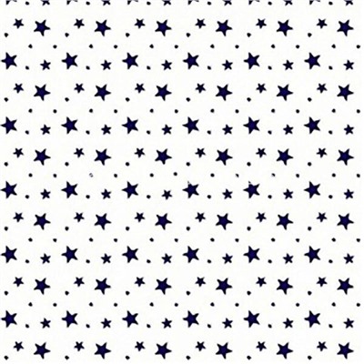 Ткань ситец 95 см "Звёзды" (белый фон) арт. 18850-1