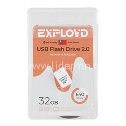 USB Flash 32GB Exployd (640) белый