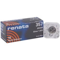 Бат час 357 SR44W (G13) Renata 1xBL (10)