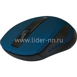 Мышь беспроводная DEFENDER MM-605/52606 оптическая 3 кнопки,1200dpi (синяя)