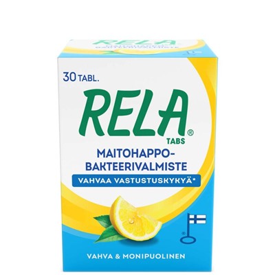 Молочнокислые бактерии Rela Tabs (вкус лимона) - 30 кап
