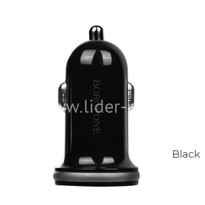 АЗУ 2 USB выхода (2100mAh) BOROFONE BZ5 (черный)
