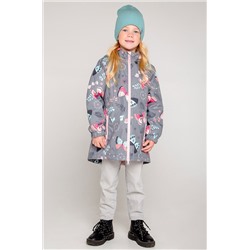 Демисезонное пальто с утеплителем для девочки Crockid