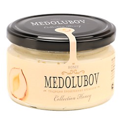 Мёд-суфле Медолюбов с фундуком (светлый) 250мл