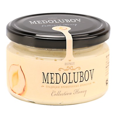 Мёд-суфле Медолюбов с фундуком (светлый) 250мл