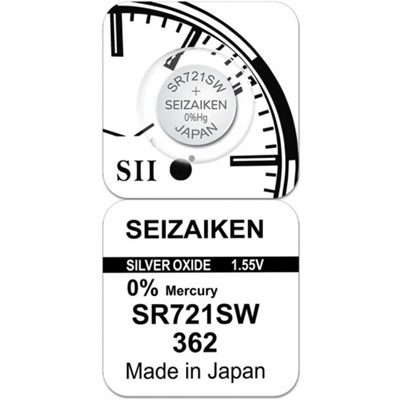 Бат час 362 SR721SW (G11) Seizaiken 1xBL (10)