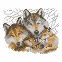 Волки (набор для вышивания крестом)