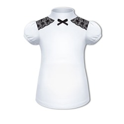 Белая водолазка (блузка)  для девочки 84702-ДШ21