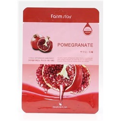 Тканевая маска для лица с экстрактом граната Farm Stay Pomegranate