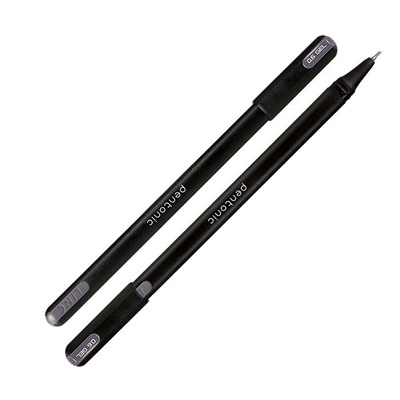 Ручка гелевая 0,6 мм, черная "PENTONIC" (LINC)