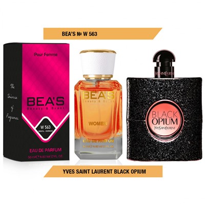 Женские духи   Парфюм Beas  Yves Saint Laurent Black Opium 50 ml for women арт. W 563