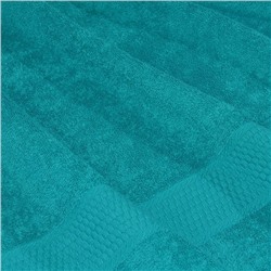 Полотенце махровое 40х70, арт. 40-70 BS, 460 гр/м2, 504-сине-зеленый