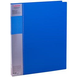 Папка с пруж. скоросшивателем "Standard" 17мм, 700кмк, синяя (Berlingo)