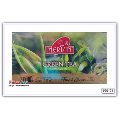 Чай зелёный Mervin  Green Tea 20 шт