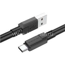 USB кабель для USB Type-C 1.0м BOROFONE BX81 (черный) 3.0A