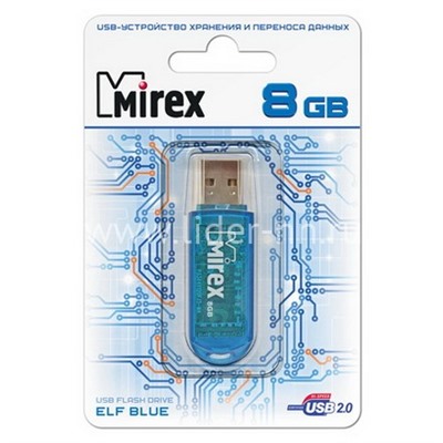 USB Flash 8GB Mirex ELF BLUE