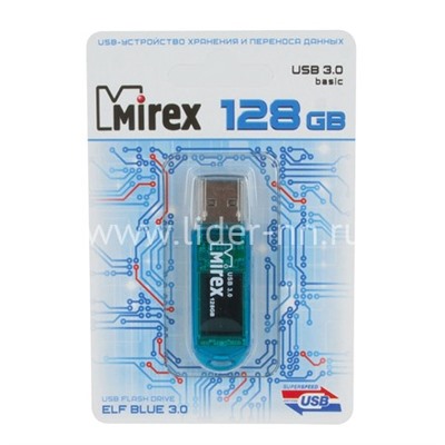 USB Flash 128GB Mirex ELF BLUE 3.0