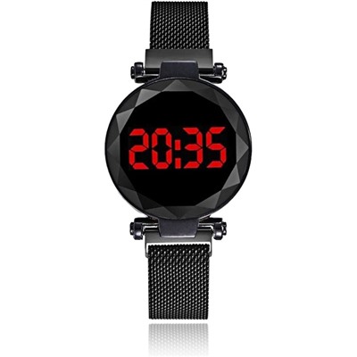 WA100-1 Наручные электронные часы, цвет чёрный