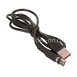 USB кабель для USB Type-C 1.0м МАГНИТНЫЙ (черный) в коробке