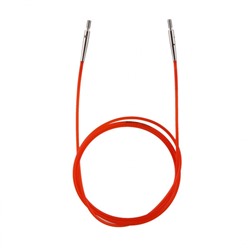 10635 Кабель Red  (Красный)  д/создания круговых спиц длиной 100 cm KnitPro