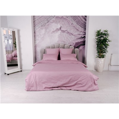 Элитное постельное белье сатин "Dawn Pink"