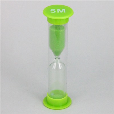 PS002-5M Песочные часы на 5 минут, пластик, стекло