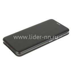 Чехол-книжка для Samsung Galaxy A51 Brauffen (горизонтальный флип) черная (пакет)