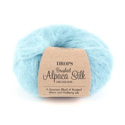Brushed Alpaca Silk uni colour Drops