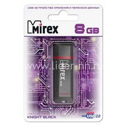 USB Flash 8GB Mirex KNIGHTE BLACK