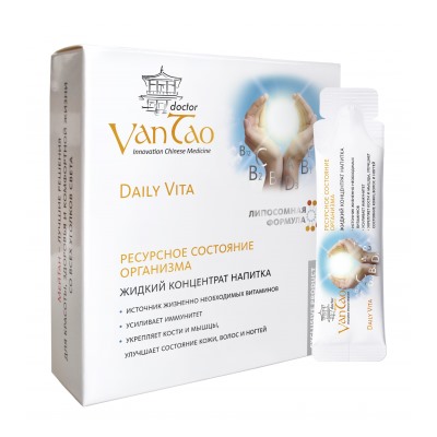 Daily Vita – витаминный комплекс, жидкий концентрат напитка , 15 шт. (коробка)