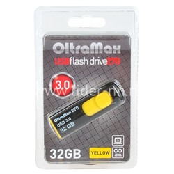 USB Flash 32GB Oltramax (270) желтый 3.0