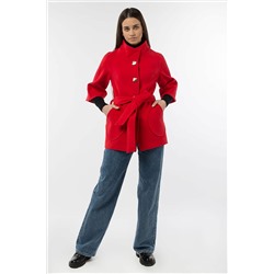 01-05666 Пальто женское демисезонное (пояс)