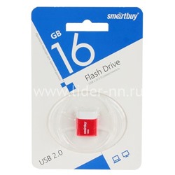 USB Flash 16GB SmartBuy Lara красный 2.0